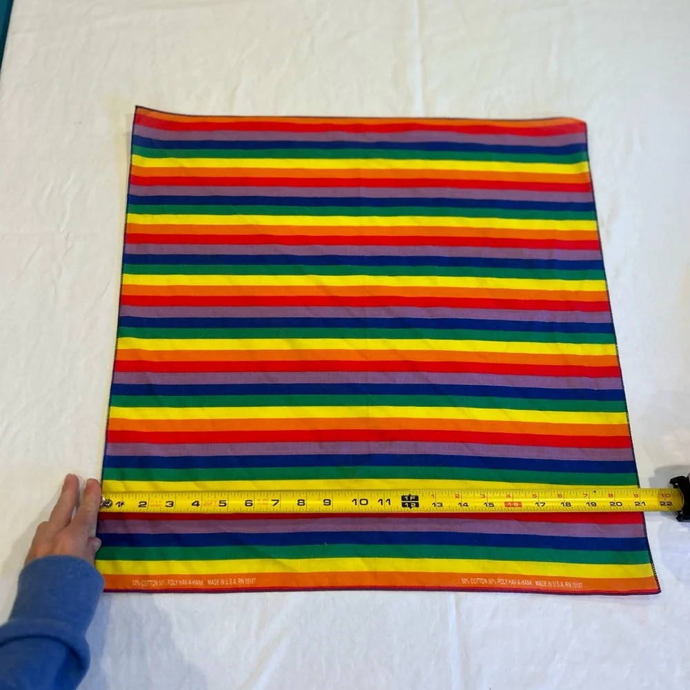 Vintage Rainbow Bandanna